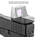 UTG Super Slim RMR Mount, for Glock Rear Sight Dovetail, Black