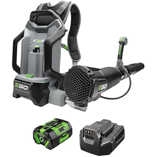 EGO POWER+ Backpack Leaf Blower, Cordless Electric 600 CFM, Includes 56V 7.5Ah Battery and Charger - LB6003