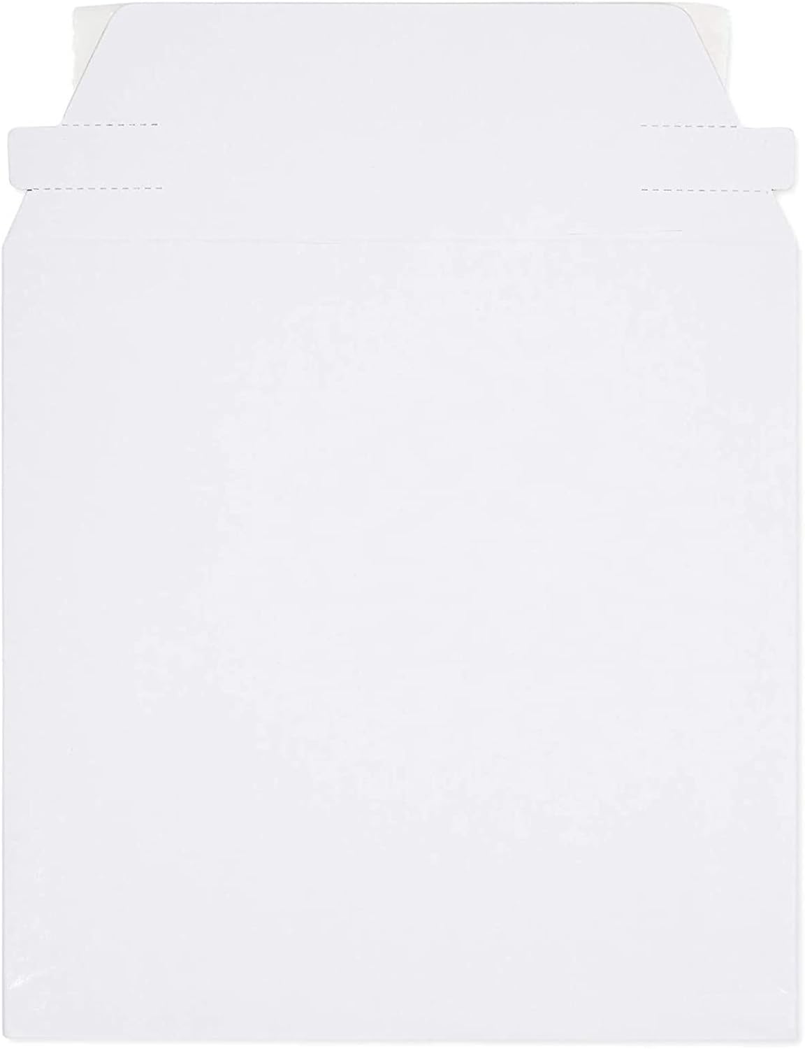 CD Mailers - 100-Pack, 6x6-Inch, White Flat Square - 450 GSM Thick Cardboard Envelopes for DVDs, Photos & Trading Cards - Image 9