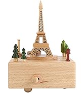 Otufan Hölzerne Spieluhr, 11 X 11 X 14 cm, Spieluhr, Pariser Turm, Spieluhren, Boutique-Geschenk ...