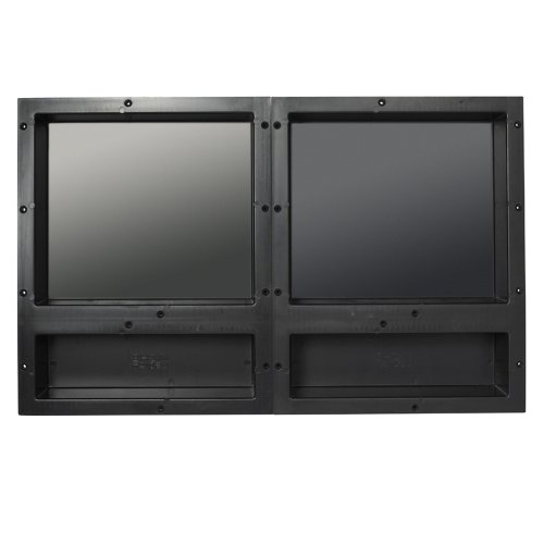 Tile Redi Usa Rnqh1620D-20D Niche Quadruple Recessed Shower Shelf, Four Shelves, 20" H X 32" W, Black #TOP5