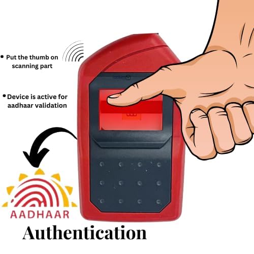 Image of Morpho MSO 1300 E3 RD L1 Fingerprint Biometric Scanner | 1 Year RD Service Registration | Updated High Secured Technology | Easy to Carry Device | Aadhaar Authentication | Radium Box
