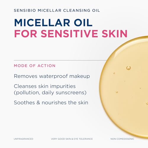 Bioderma Sensibio Micellar Cleansing Oil, 1st Ecobiological Micellar Formula Gentle Face Cleanser That Deeply Cleanses - Image 4