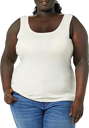 Image of SHAPERX Women's Regular Fit Sleeveless Cotton Camisole Slip Spaghetti Pack of 1 Plus Size