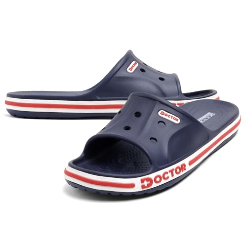 Image of Men's EVA Slide Slippers | Lightweight Comfort Bathroom & Casual Slides | Anti-Skid Soft Cushioned Slip-On Slippers for Indoor & Outdoor Use