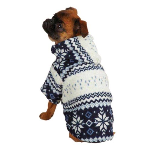 Manteau Casual Canine Snowdrift pour chien bleu en taille L