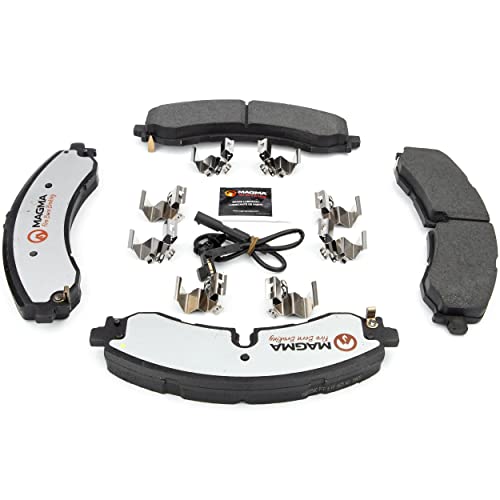 MAGMA Pro-Series PSD2250C Ceramic Brake Pads: 2020-2025 Chevrolet Silverado 2500 HD, 3500 HD, GMC Sierra 2500 HD, 3500 HD Replaces 84702753, 85123841