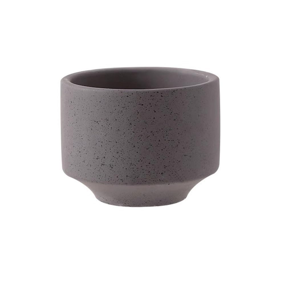 SDA287MZ Round with Drainage Holes Flower Pot, with Speckled Tabletop Planter, for Decorate Living Room Bedroom Study Windowsill Multifunction(Deep purple)