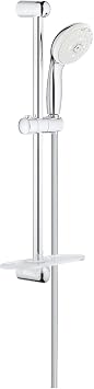 Grohe 28436002 Tempesta Classic 2.5 GPM 24" 4-Spray Shower Rail Set, Starlight Chrome