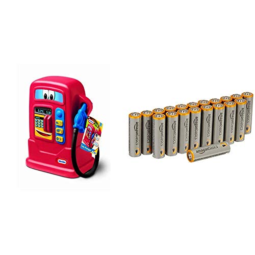 Mga Little Tikes - 0705008 - Jeu D'imitation - Commerçant - Cozy Pompe À Essence avec les batteries AmazonBasics