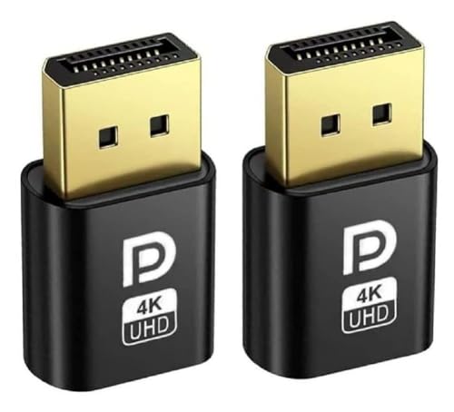 Image of 4K Displayport dp Dummy Plug Virtual Display Adapter EDID Headless Ghost Emulator Desktop Accessories for PC Graphics Video Card (Pack of 1)