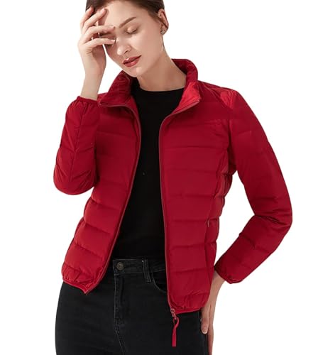 Doudoune compressible en duvet et plumes imperméable coupe ample pour femme