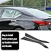 KELEIMAI Car Accessories Fit for Nissan Altima 2019 2020 2021 2022 2023 2024 2025 Rear Beveled Window Louver Shutter Strips Cover Trims (Carbon Fiber Style) 2PCS ABS