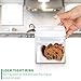 DRAGONN 9 Piece Airtight Food Storage Container Set with Labels, Pantry Organization and Storage, Keeps Food Fresh, Big Sizes Included, Durable, BPA Free Containers