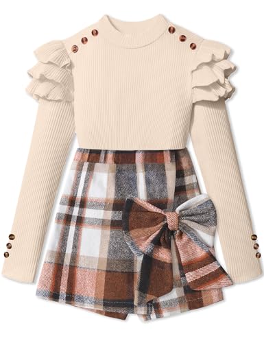 Tainmully Girls Clothes Size 15 Ruffle Long Sleeve shirt Top