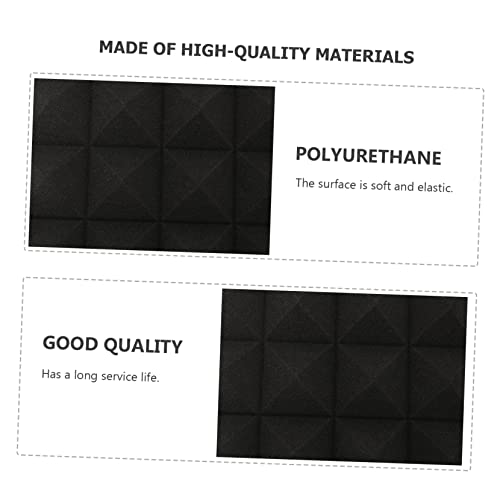 BESPORTBLE 12pcs 5CM Panels Acústicos en Pirámide para Atenuación de Sonido para Estudio, Paneles para Tratamiento Acústico y Reducción de Ruido de Alta Densidad miniatura 3