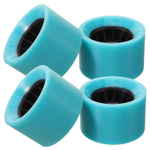 Roues en PU rigide POPETPOP résistantes à l'usure de couleur bleu