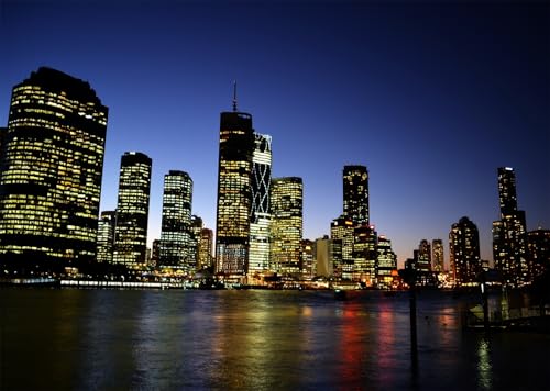 Arrière-plan photo skyline de Brisbane pour animer vos soirées et mariages sur le thème urbain