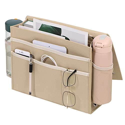 BEWISHOME FCD02M Nachttisch-Caddy, Stuhl-Hängeaufbewahrung mit Riemen Cover
