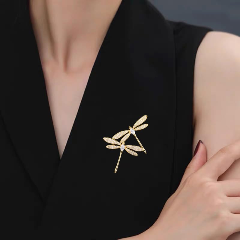 Image of Fashion Dragonfly Booch Pin Jewelry Gift for Women