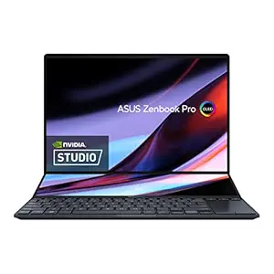 (Refurbished) ASUS Zenbook Pro 14 Duo OLED (2022) Dual Screen Laptop, 14.5