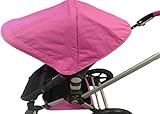 Pink Sun Shade Canopy Hood Cover Umbrella for Bugaboo Cameleon 1, 2, 3, & Frog Baby Child Strollers