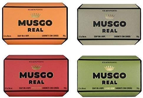 Musgo Real Soap On a Rope Four Pack 4 x 190g