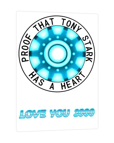 Image of Superhero Ironman Arc Reactor Nanotech Waterproof Digital Picture Magnet. Large Size 10cms x 7cms; Multi Color 1 Piece Ironman Arc Reactor Office Fridge Magnet. Iron Man Gift Souvenir AV-22
