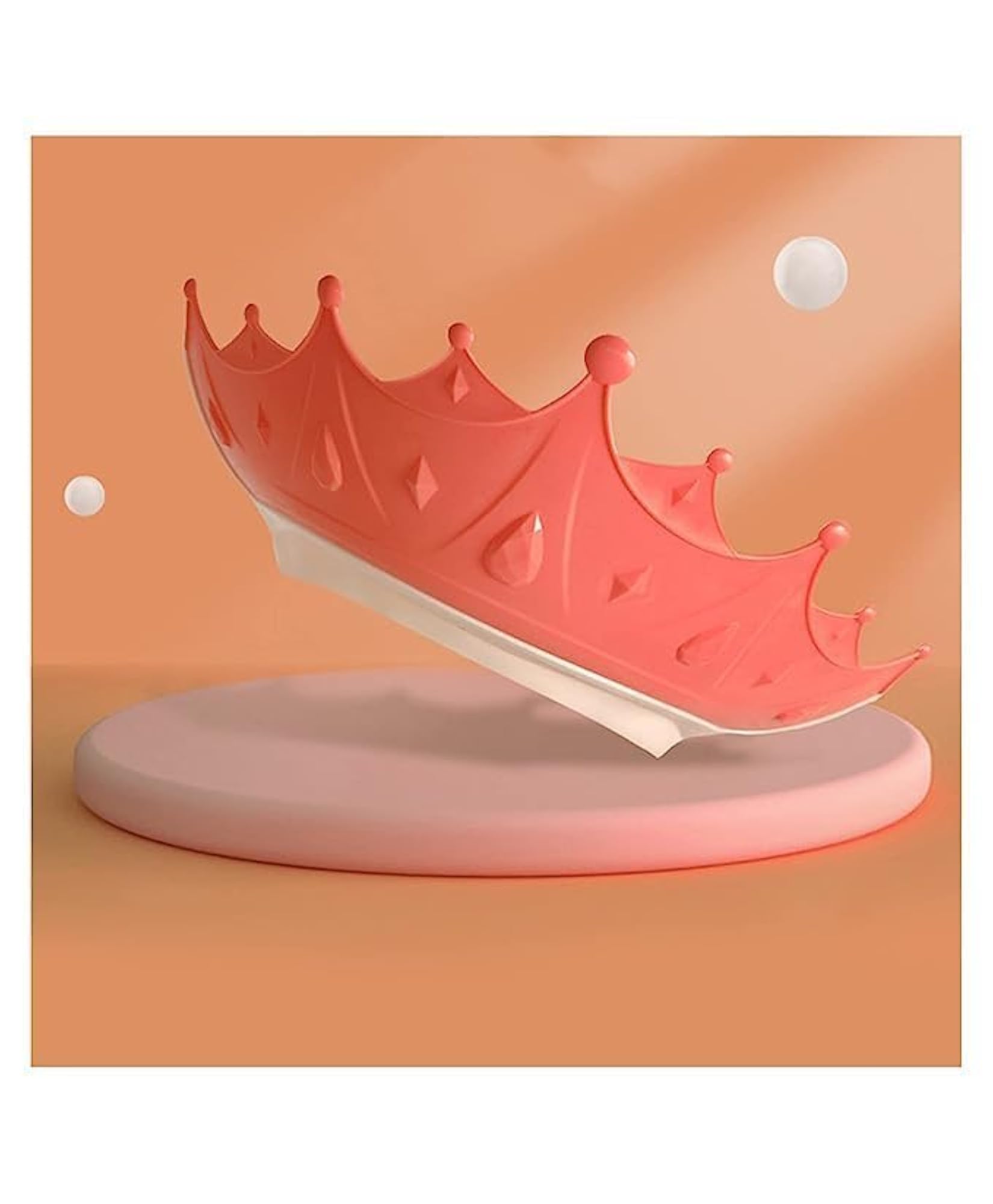 Adjustable Silicone Bath Visor Hat for Kids