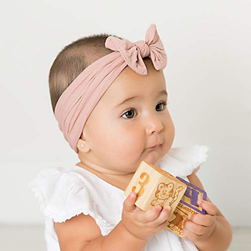 Baby Headbands Turban Knotted Girls Hairband Super Soft and Stretchy Hair Wrap for Newborn Toddle Childrens