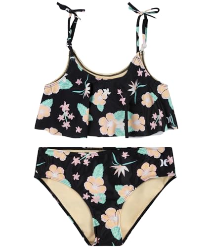 Image of Hurley Girls' Flounce Bikini (Big Kid)