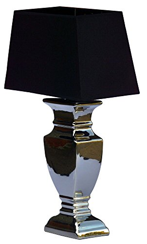 Silver Lady 59 cm lampada da tavolo nero Shabby