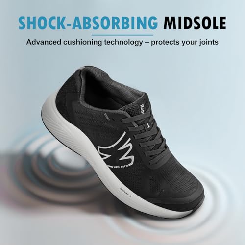 Image of Walking Shoes Mens for Plantar Fasciitis, Orthopedic Shoes for Men with Arch Support, Non-Slip Orthotic Shoes for Heel Pain Relief
