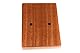 GEWA Kalimba Daumenklavier Mahagoni, Motiv Blätter, 21 Stahlzungen, stimmbar, inkl. Tasche, Stimmhammer, Anleitung