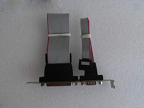 Connector # PCI String with 25 pin LPT Baffle line 9 pin COM Switching Printer encryption Dog - (Color: Grey)