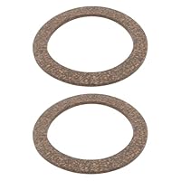 ECSiNG 2 Stück 60 mm Öldeckel-Dichtung 111201557 kompatibel mit VW 1950–1979 luftgekühlten Motoren