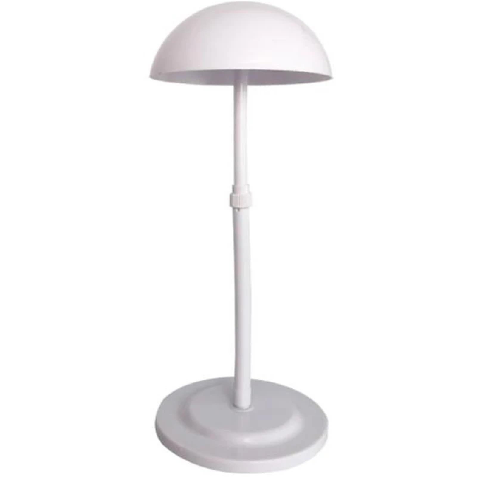 FDzkrtvm Plastic Folding Wig Stand, Wig Stand Adjustable Plastic Holder Portable Non-Slip Easy Assembly Multicolor(White)