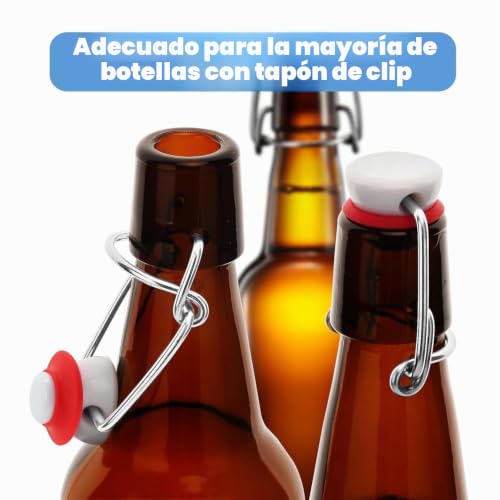 Miniatura 5 de 25 Unids Rojo Silicona Grolsch Juntas Para Swing Flip Top Botella Home Brew Cerveza Sellos De Botella Silicone Rubber Grolsch Cap Swing Top Bottle Washer Junta