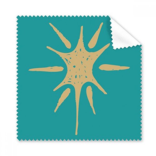 Chiffon nettoyant écran anti-traces microfibres plantes soleil 5 pièces