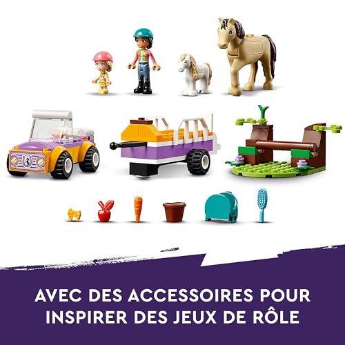 Lego Friends La Remorque Du Cheval Et Du Poney 42634 Lego - vue 7