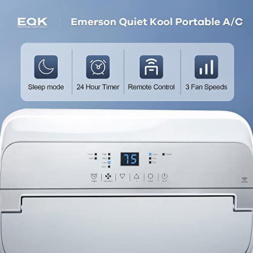 Emerson Quiet Eaph10Rsc1 10000 Btu Heat/Cool Portable Air Conditioner With Wifi Controls #TOP4