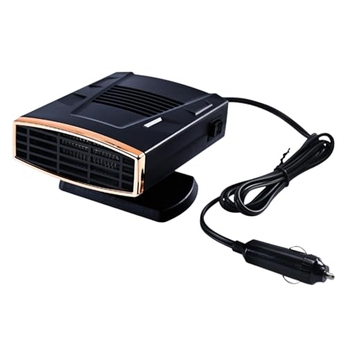 Descongelador de coche, calentador de coche de 12 V, calentador de ventilador de vehículo, descongelador de parabrisas, desempañador automotriz, descongelador de coche de calentamiento rápido,