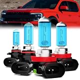 LECCIBUB Headlight Bulbs Compatible With Ford...
