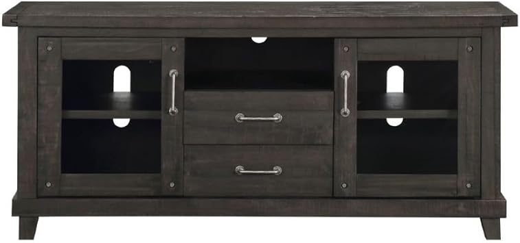Modus Furniture International 7YC926D Yosemite Solid Wood 2-Drawer Media Console, Cafe