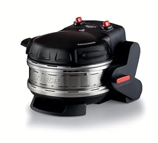 Ariete Forno Pizza Doppio 927, Forno per Pizza con 5 Livelli di Cottura, 2 Piastre Refrattarie Antiaderenti, 2 Pale in Legno Incluse, Max 400°C, 2 Termostati, Diametro 32 cm, 2300W, Nero