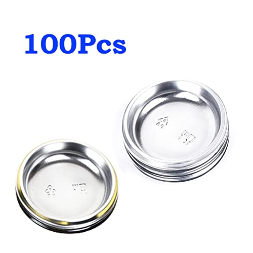 Qjfcare 100Pcs Round Disposable Sauce Dishes, Mini Dipping Dessert Plates Sauce Dishes Soup Plate Soy Sauce Dishes Seasoning Dish Appetizer Plates For Home Restaurant - Silver #TOP1