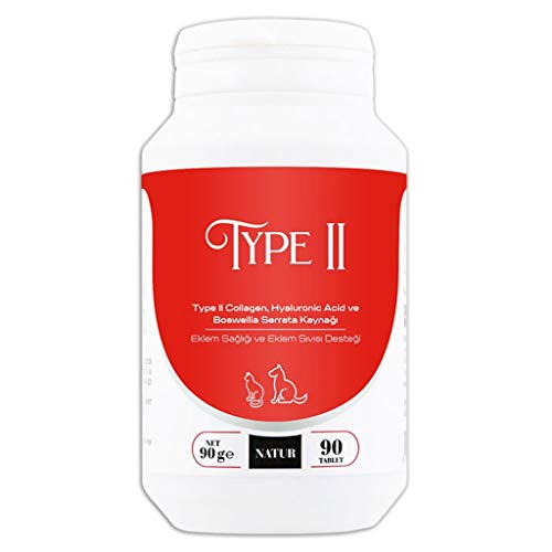 Type 2 Eklem Kediler ve Köpekler için Kıkırdak ve Eklem Sıvısı Desteği 90 Tablet