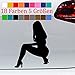 Generic Autocollant sexy Pin Up pour fille - 15 x 11 cm - Hot Playboy - Pour voiture et vélo - 18 couleurs - 5 tailles