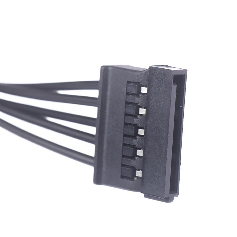 1pc SATA 15Pin Male to Female Power Extension Cable HDD SSD Supply for PC 20 CM