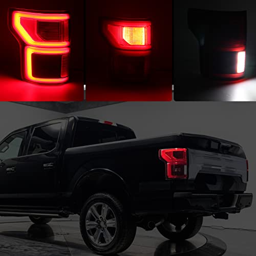 Mzorange Led Tail Lamp Light With Blind Spot For Ford F150 2018 2019 2020 Kl3Z13405B (Left Driver Side) #TOP6